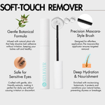 The ProShield remover infused with Mineral Oil to nourish and protect natural lashes.