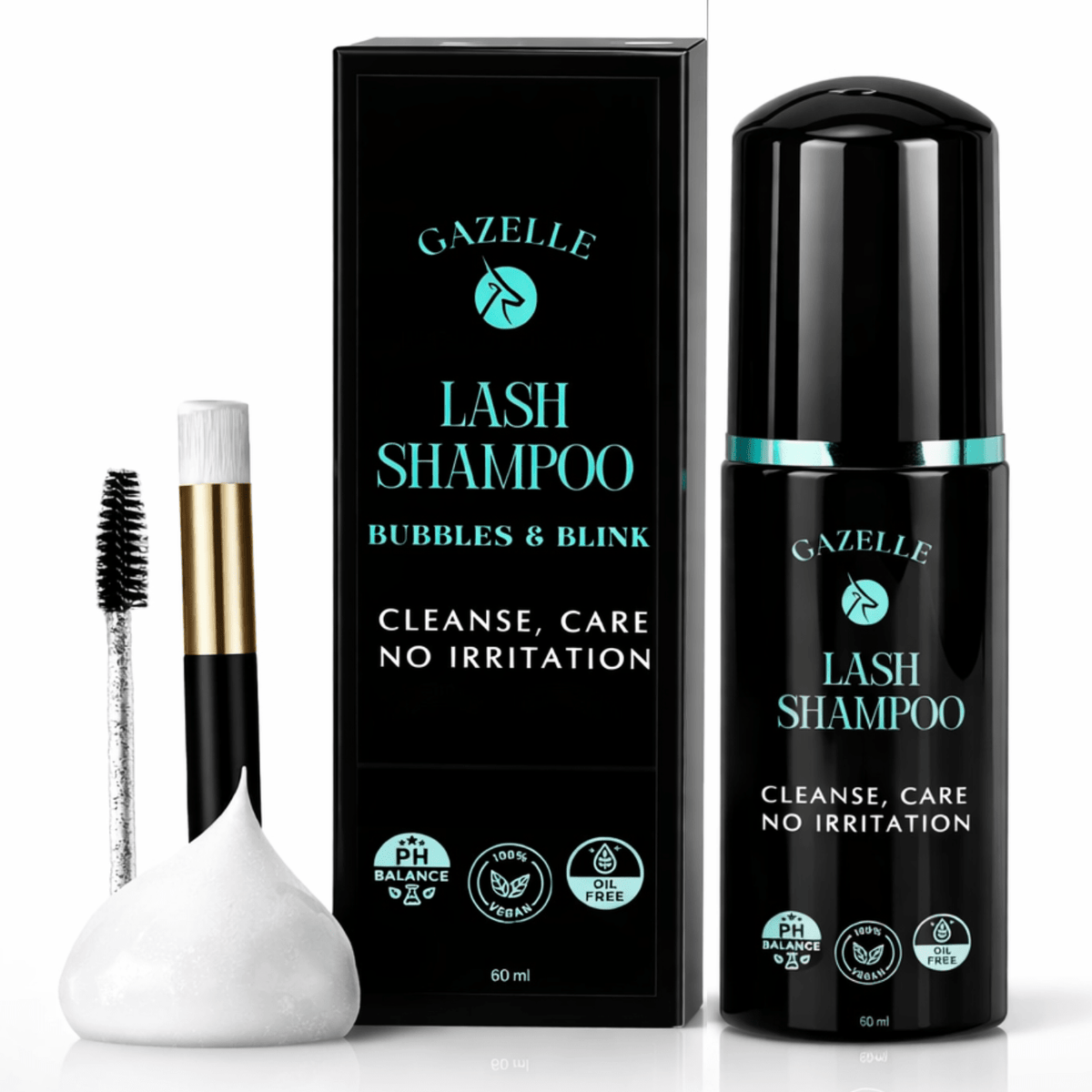 BUBBLE & BLINK Lash Shampoo - Gazelle Lashes